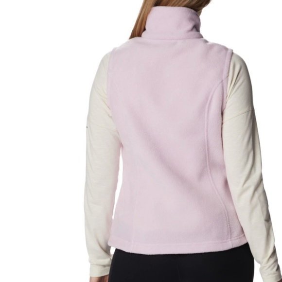 Columbia Benton Springs Fleece Vest Pink Size L - Picture 3 of 11